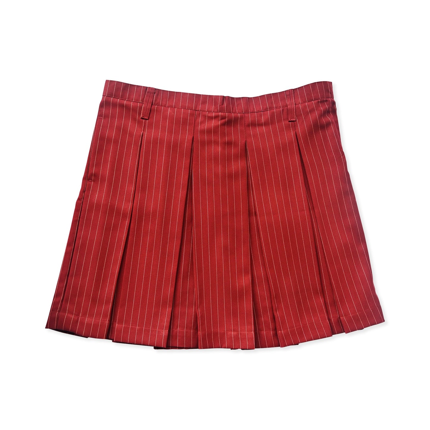 Winter Maroon Line Skirt