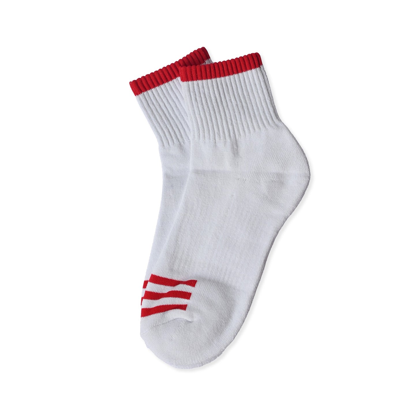 RED AND WHITE SOCKS