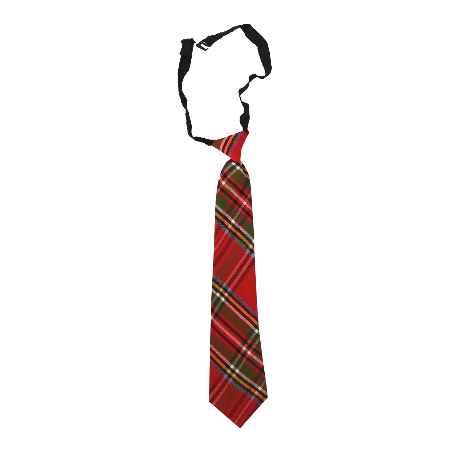 SUMMER RED CHECK TIE