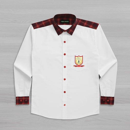 Winter Maroon Check Shirt