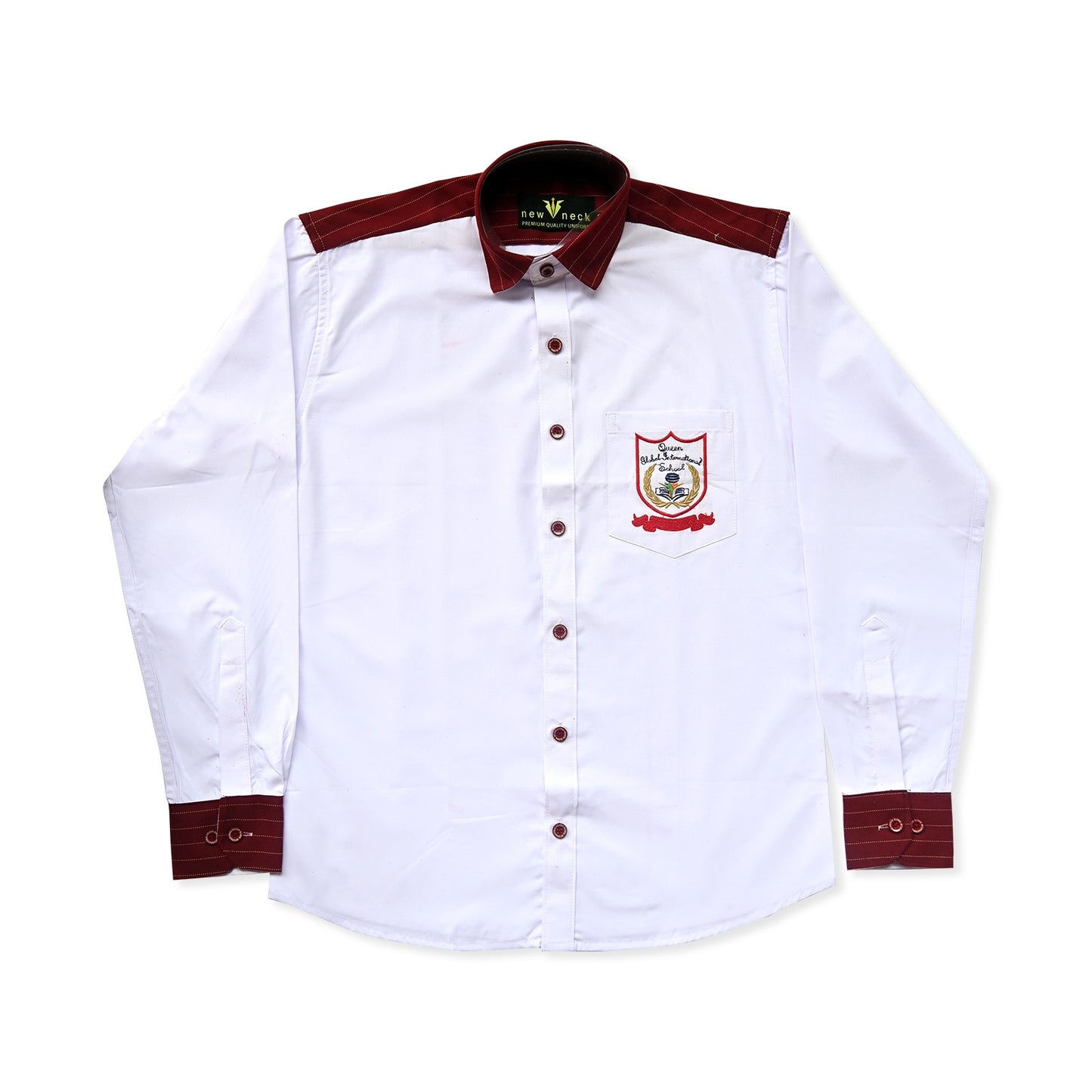 Winter Maroon Line Shirt