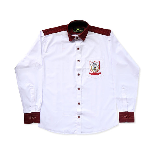 Winter Maroon Line Shirt