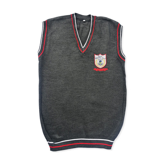 Grey Sweater Half Sleeves